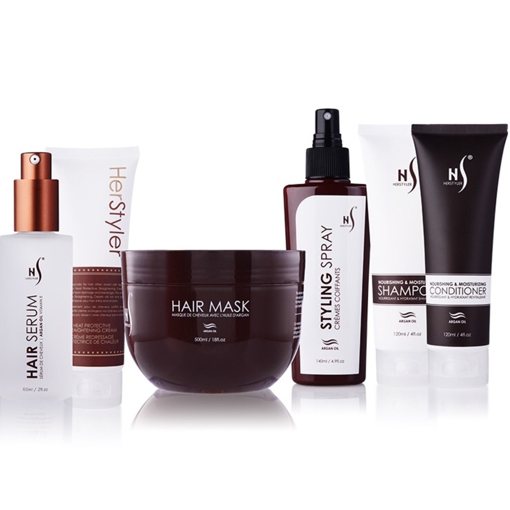 Argan Oil Infused 6-piece Hair Care Set